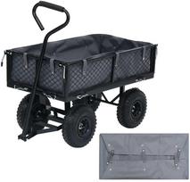 sodo karucisi - Sodo vežimėlio įdėklas SKAVXL92584, tamsiai pilkas (Dark Grey), 81x41x21 cm - 2 nuotrauka