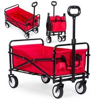 Keturratis karutis MultiGarden TC-005, metalas, raudona, 145 l