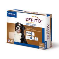 Virbac Effitix lašai nuo blusų ir erkių šunims, 40-60 kg, 1 pipetė