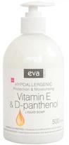 Eva Natura Hypoallergenic Liquid Soap 500ml Vitamin E&D-Panthenol