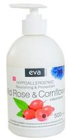 Eva Natura Hypoallergenic Liquid Soap 500ml Wild Rose & Cornflower