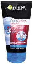 Garnier Pure Active Intensive 3in1 Charcoal Anti-Blackhead Wash, Scrub & Mask 150ml
