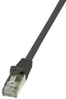 LogiLink Patchcord CAT 5e F/UTP 0.25m Black
