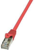 LogiLink CAT 5e F/UTP Cable Red 1m