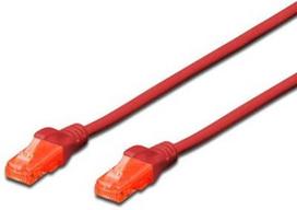 Digitus CAT 6 UTP Cable Patch Red 2m