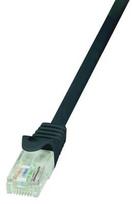pvc tinklai - LogiLink Cable CAT 5e UTP 1.5m Black - 1 nuotrauka