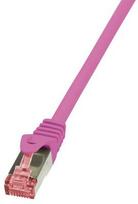 LogiLink CAT 6 S/FTP Cable Pink 0.5m