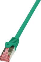 LogiLink Patch Cable Cat.6 S/FTP PIMF PrimeLine 0.25m Green