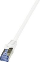 LogiLink Patch Cable Cat.6A from Cat.7 600 MHz S/FTP PIMF PrimeLine 0.5m White