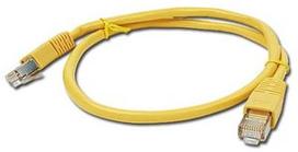 cat 5e senukai - Gembird CAT e5 UTP Patch Cable Yellow 2m - 1 nuotrauka