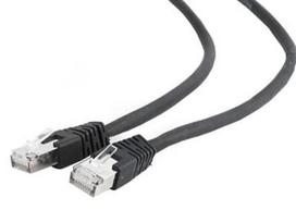 Gembird Cable S/FTP Patch CAT 6a Black 0.5m