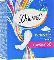 Discreet Air No Perfume Multiform Pantyliners 60pcs