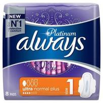 Always Pads Ultra Platinum Normal Single 8pcs