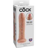 falo imitatoriai - Falo imitatorius Pipedream King Cock Uncut 19,1 cm, kūno spalvos - 4 nuotrauka