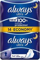 Always Ultra Duo Night Pads 14pcs