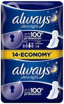 Always Ultra Night Pads 28pcs