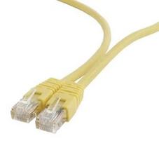 tinklo kabeliai utp cat 6 - Gembird Cable UTP CAT 6 5m Yellow - 1 nuotrauka