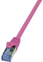 LogiLink CAT 6a S/FTP Cable Pink 3m