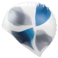 Beco Swimming Cap 7391-199 White Blue Silver