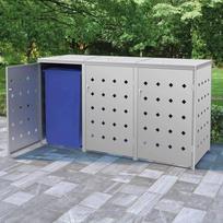 konteineriu pastoges triviete - Konteinerių pastogė Keter 240 l su ratukais, plieninė (Steel) - 1 nuotrauka