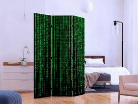 Širma Artgeist Digital Rain Paraventtc1691, įvairių spalvų, 135 cm x 172 cm