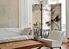 Širma Artgeist Vintage Correspondence Paravent499, įvairių spalvų, 135 cm x 172 cm
