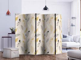 Širma Artgeist Golden Feathers II Paraventtc0400_Os, įvairių spalvų, 225 cm x 172 cm