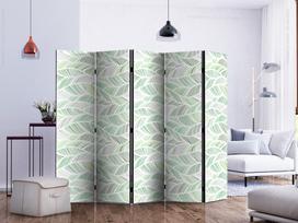 Širma Artgeist Green Waves II Paravent0585_5Cz_J, įvairių spalvų, 225 cm x 172 cm