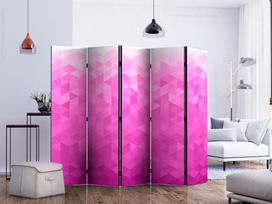 Širma Artgeist Pink Pixel II Paravent0071_5Cz_J, įvairių spalvų, 225 cm x 172 cm
