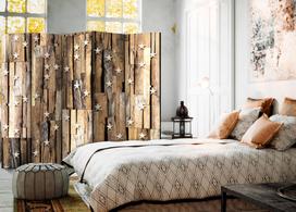 Širma Artgeist Wooden Constellation II Paravent700, įvairių spalvų, 225 cm x 172 cm