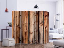 Širma Artgeist Wooden Chamber II Paraventtc1654, įvairių spalvų, 225 cm x 172 cm