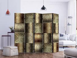 Širma Artgeist Metal Plates II Paraventtc0823_Os, įvairių spalvų, 225 cm x 172 cm
