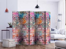 Širma Artgeist Chromatic Wall II Paravent1378J, įvairių spalvų, 225 cm x 172 cm