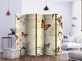 Širma Artgeist Melodies Of Butterflies II, įvairių spalvų, 225 cm x 172 cm