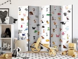 Širma Artgeist Animals (For Children) II, įvairių spalvų, 225 cm x 172 cm