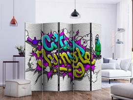 Širma Artgeist City Jungle - Graffiti Ii, įvairių spalvų, 225 cm x 172 cm
