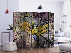 Širma Artgeist Stunning Graffiti Ii Paraventtc1952_Os, įvairių spalvų, 225 cm x 172 cm