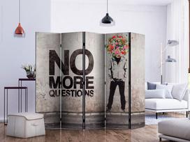 Širma Artgeist No More Questions Ii, įvairių spalvų, 225 cm x 172 cm