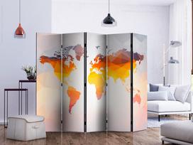 Širma Artgeist Rusty II Paraventtc1639_Os, įvairių spalvų, 225 cm x 172 cm