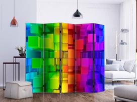 Širma Artgeist Colour Jigsaw II, įvairių spalvų, 225 cm x 172 cm