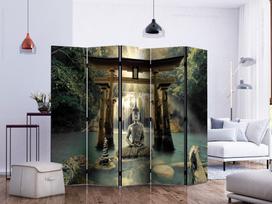 Širma Artgeist Buddha Smile II, įvairių spalvų, 225 cm x 172 cm