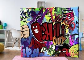 Širma Artgeist Chili Out Paravent710, įvairių spalvų, 225 cm x 172 cm