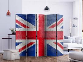 Širma Artgeist British Flag II, įvairių spalvų, 225 cm x 172 cm