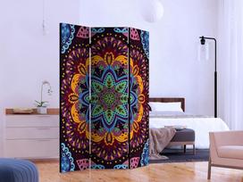 Širma Artgeist Colourful Kaleidoscope Paraventtc0035, įvairių spalvų, 135 cm x 172 cm
