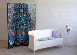 Širma Artgeist Blue Fantasy Paravent1025, įvairių spalvų, 135 cm x 172 cm
