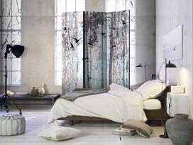 Širma Artgeist Rustic Boards Paravent1086, įvairių spalvų, 135 cm x 172 cm