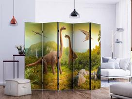 Širma Artgeist Dinosaurs II Paraventtc0446, įvairių spalvų, 225 cm x 172 cm