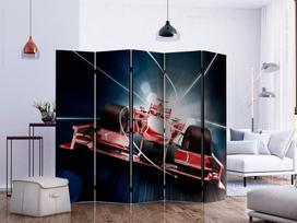 Širma Artgeist Speed And Dynamics Of Formula 1 II Paraventtc2045_Os, įvairių spalvų, 225 cm x 172 cm