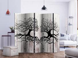 Širma Artgeist A Kiss Of A Trees II Paraventtc1230_Os, įvairių spalvų, 225 cm x 172 cm