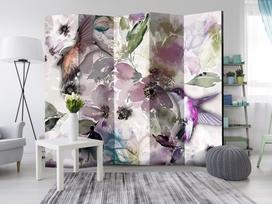 Širma Artgeist Nature In Watercolor II Paravent1129J, įvairių spalvų, 225 cm x 172 cm